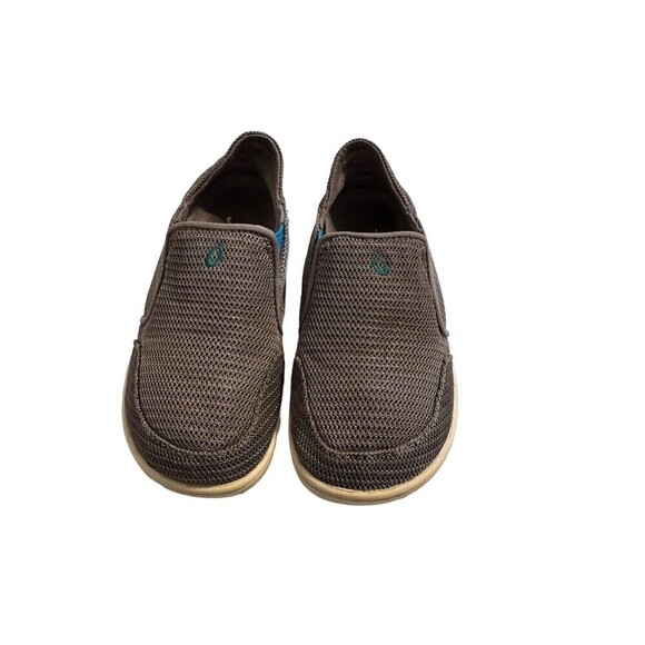 OluKai Other - Olukai Boys Nohea Mesh Slip On Shoes Gray Flat Textile shoes loafers size 12